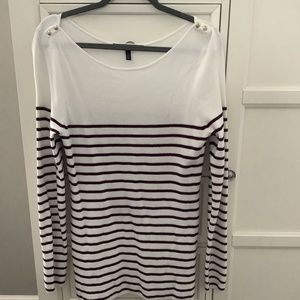 WHBM striped sweater